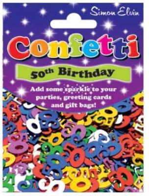 (image for) SEL B/DAY CONFETTI \'50\' ASSTD