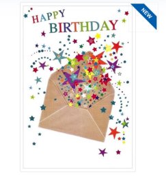 (image for) SEL B/DAY CARD-H/B'DAY MALE - STD