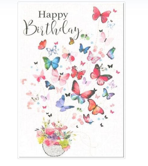 (image for) SEL B/DAY CARD - FEMALE - SMALL