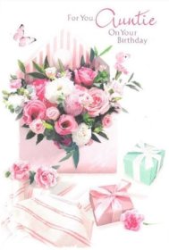 (image for) SEL B/DAY CARD-FOR YOU AUNTIE - STD