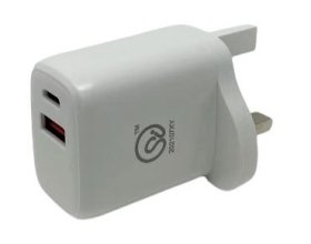 (image for) E/STAR USB+TYPEC HOMEPLUG CHAR - 20W