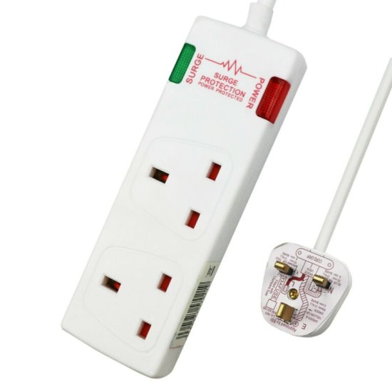 (image for) E/STAR 2 WAY EXTEN LEAD+SURGE - 1M