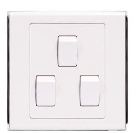 (image for) E/STAR 3GANG 2WAY LIGHT SWITCH - 10AX
