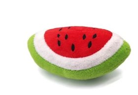 (image for) PET TOY FAB SQUEAKY WATERMELON - STD