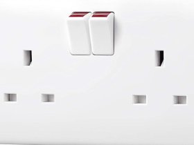 (image for) E/STAR 2GANG SWITCH SOCKET - 13A