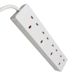 (image for) E/STAR 4WAY EXTEN LEAD WHITE - 2M