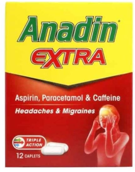 (image for) ANADIN EXTRA CAPLETS - 12S