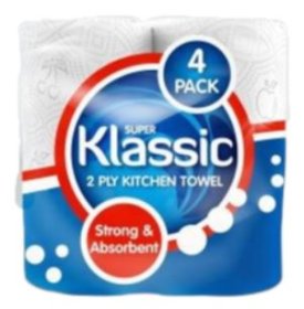 (image for) KLASSIC KITCHEN TOWEL 2PLY - 4S