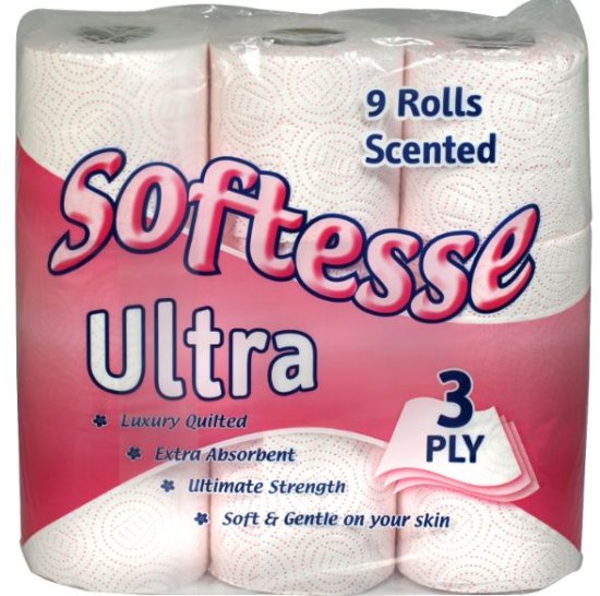 (image for) SOFTE T/ROLL ULTRA PINK 3PLY - 9S