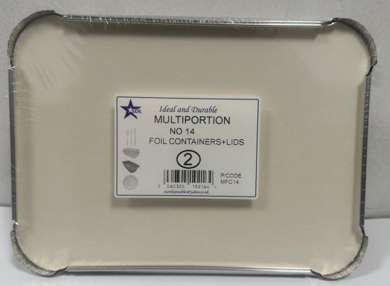 (image for) SDL FOIL CONT+LID M/PORTION 2S - NO.14