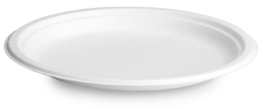 (image for) SDL BAGASSE PLATE ROUN WHI 10S - 10\"