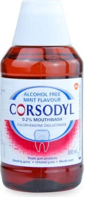 (image for) CORSODYL MOUTHWASH ALCOHOL FREE - 300ML