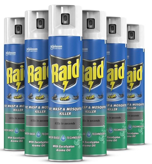 (image for) RAID PROT FLY/WASP/MOSQ KILLER - 300ML