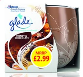 (image for) GLADE CANDLE WITH H/CH PM2.99 - 120G