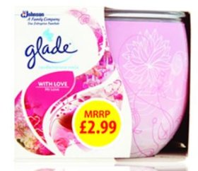 (image for) GLADE CANDLES WITH LOVE PM2.99 - 120G