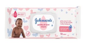 (image for) JOHNSON BABY WIPES - 72S