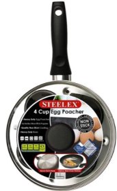 (image for) STEELEX EGG POACHER 4 CUP - 20CM