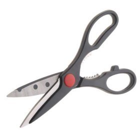 (image for) STEELEX SCISSORS BLACK/RED - 8"