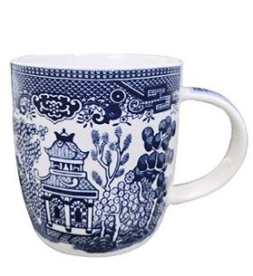 (image for) WILLOW BARRELL MUG BLUE PRINT - 12OZ