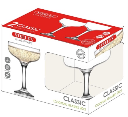 (image for) STEELEX COCKTAIL GLASS SET2