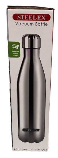 (image for) STEELEX VACUUM BOTTLE ALL STEE - 500ML