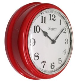 (image for) DUNLEVY WALL CLOCK DEEP - 10"