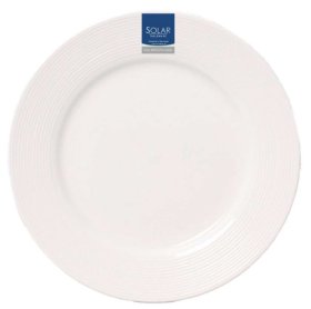 (image for) SOLAR BREAKFAST PLATE WHITE - 9.5"