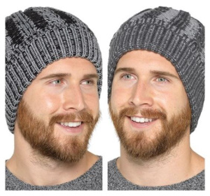 (image for) RJM MENS HAT FLEECE/LININGGREY