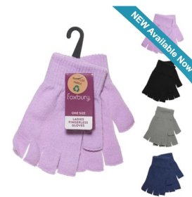 (image for) RJM LADIES GLOVES FINGERLESS - ONESIZ