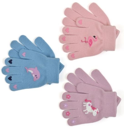 (image for) RJM GIRLS GLOVES MAGIC PRINT - STD