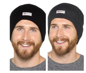 (image for) RJM MENS THINSULATE BEANIE HAT - ONESIZ