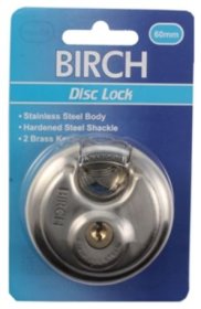 (image for) BIRCH STEEL DISC LOCK - 60MM