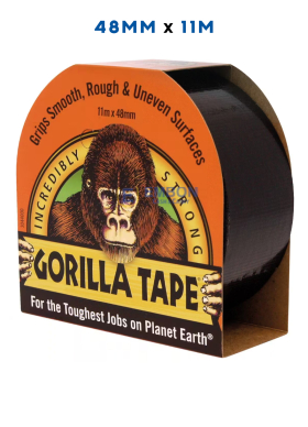 (image for) GORILLA TAPE BLACK - 48MMX11M