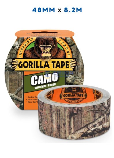 (image for) GORILLA TAPE CAMO MATT 8.2M - 48MM