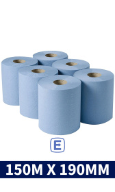 (image for) CENTREFEED ROLL BLUE CFB159