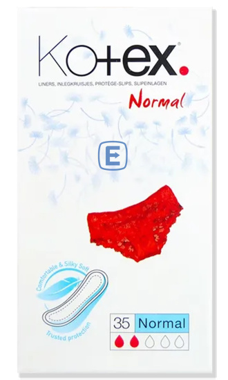 (image for) KOTEX NORMAL PANTY LINERS - 35S
