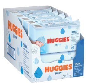 (image for) HUGGIES BABY WIPES PURE 99% - 72S