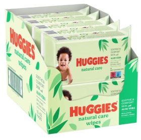 (image for) HUGGIES BABY WIPES NATURAL CAR - 56S