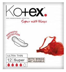 (image for) KOTEX ULTRA SUPER+WINGS - 12S