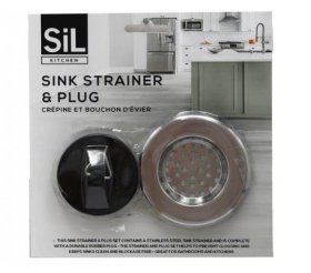 (image for) SIL SINK STRAINER & PLUG - 13CM