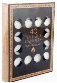 (image for) SIL TEALIGHT CANDLE 4HRS - 40S