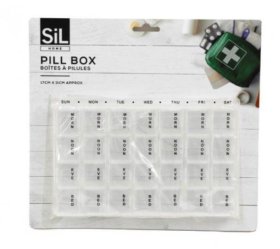 (image for) SIL DAILY PILL BOX - 17X11C