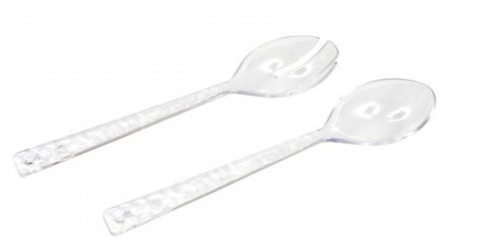 (image for) SIL SALAD SERVERS SPOON CLEAR - 2S