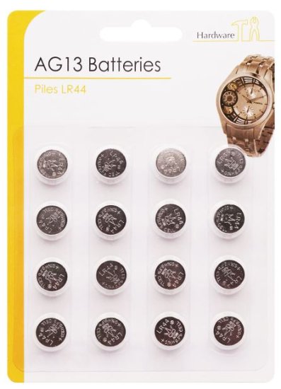 (image for) SIL BATTERIES LR44/AG13 - 16S