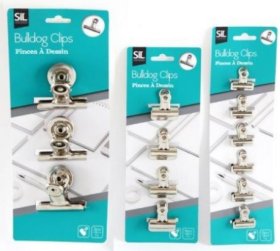 (image for) SIL BULLDOG CLIPS ASSORTED - 3S