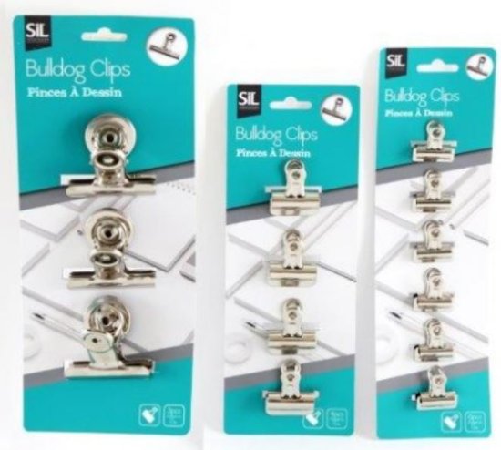 (image for) SIL BULLDOG CLIPS ASSORTED - STD