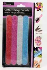 (image for) SIL GLITTER EMERY BOARDS - 4S