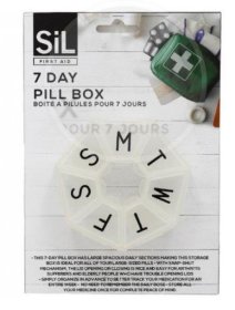 (image for) SIL 7 DAY PILL BOX - 8X2CM