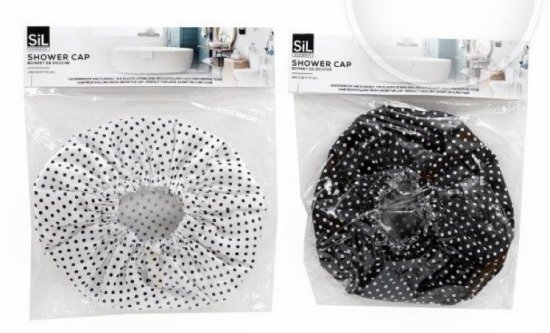 (image for) SIL SHOWER CAPS POLKA DOT - STD