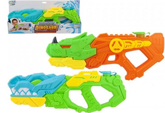 (image for) PMS DINOSAUR WATER GUN 2ASST - 19\"